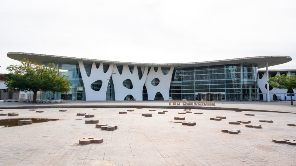 barcelona, spain 04.08.2025, fira barcelona gran via venue hosting important international conventions and exhibitions barcelona, spain 04.08.2025, fira barcelona gran via venue hosting important international conventions and exhibitions