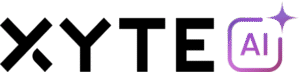 xyte ai logo black color